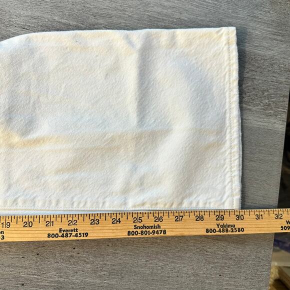 Levi's Baggy Bootcut Jeans Premium Denim White 27 - Picture 14 of 16